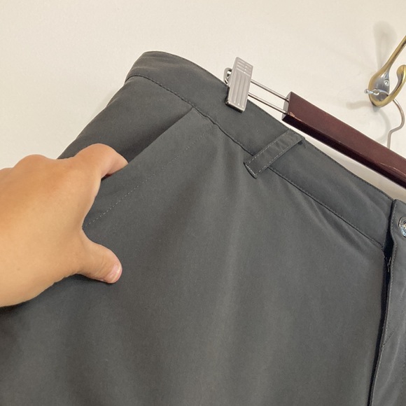 MEC Pants Mens 34 x 32 Gray Zip Pockets Straight Leg Drawcord Outdoor Camping - Picture 7 of 15